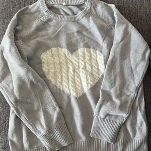 Heart sweater